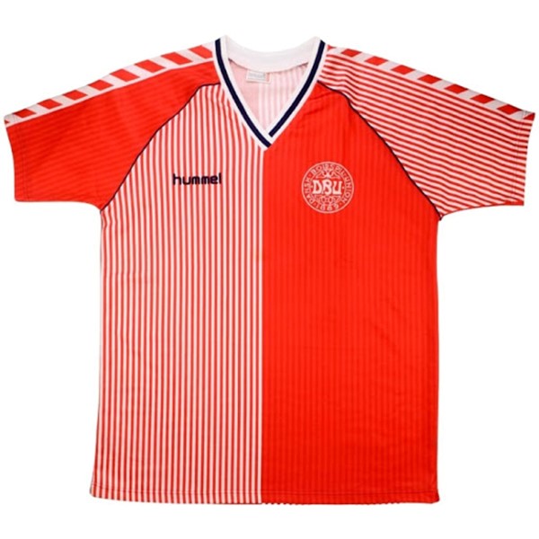 Tailandia Camiseta Dinamarca 1ª Kit Retro 1986 Rojo